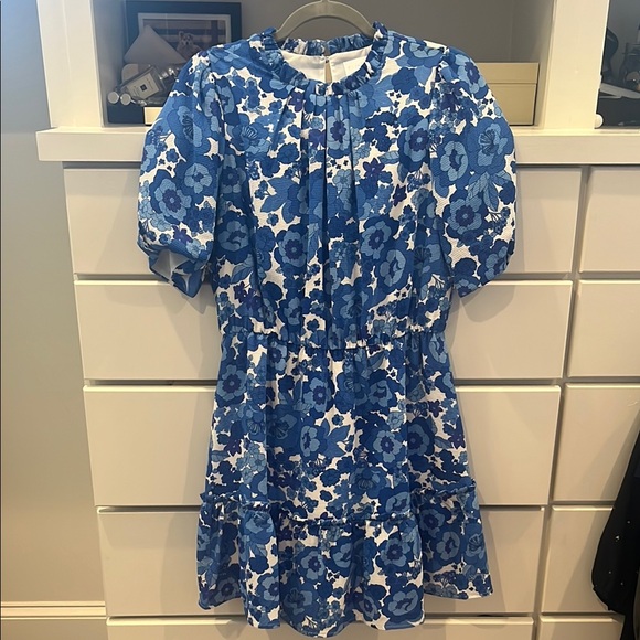 Sugarlips Blue Floral Dress - Picture 1 of 5